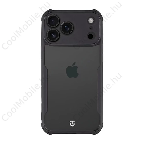 Tactical Quantum Stealth tok Apple iPhone 17 Pro Max készülékhez átlátszó/fekete
