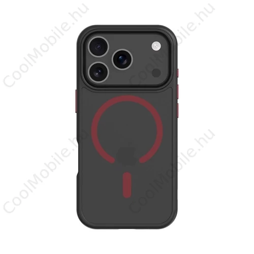 Tactical MagForce Hyperstealth 2.0 tok iPhone 17 Pro készülékhez fekete/piros