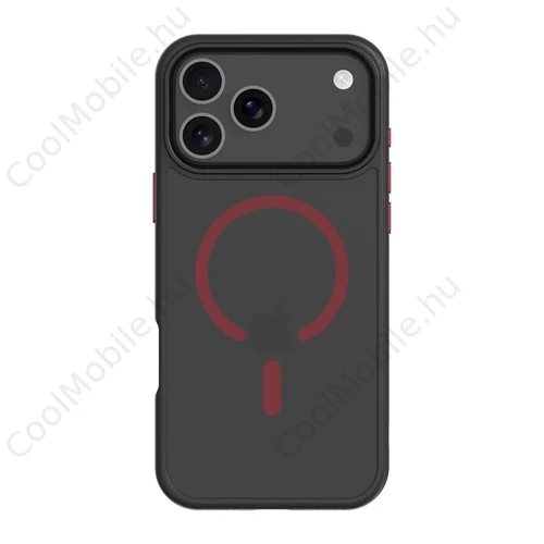 Tactical MagForce Hyperstealth 2.0 tok iPhone 17 Pro Max készülékhez fekete/piros