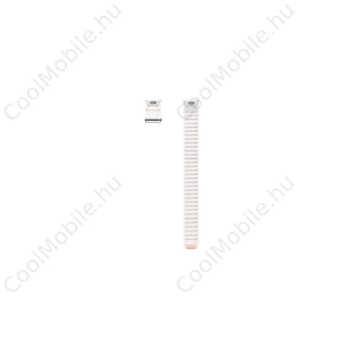 ET-SVL30SWE Samsung Galaxy Watch 4/5/6/7 készülékhez textil óraszíj 20mm S/M rózsaszín/fehér