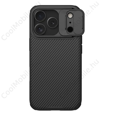 Nillkin CamShield PRO mágneses kemény tok Apple iPhone 17 Pro készülékhez fekete