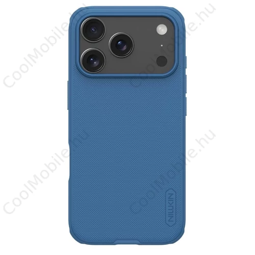 Nillkin Super Frosted PRO hátsó tok Apple iPhone 17 Pro készülékhez kék
