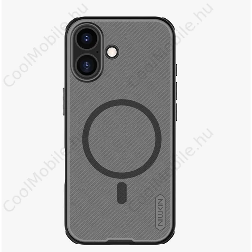Nillkin Super Frosted PRO mágneses hátoldali tok Apple iPhone 17 készülékhez áttetsző fekete