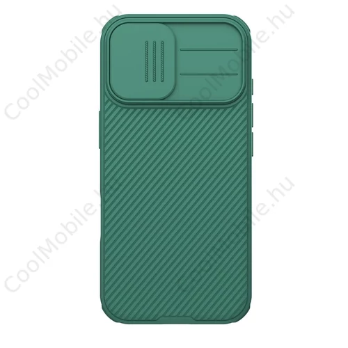 Nillkin CamShield PRO tok Apple iPhone 17 készülékhez sötét zöld