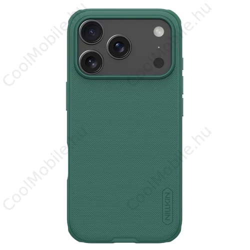Nillkin Super Frosted PRO tok for Apple iPhone 17 Pro Max készülékhez sötét zöld