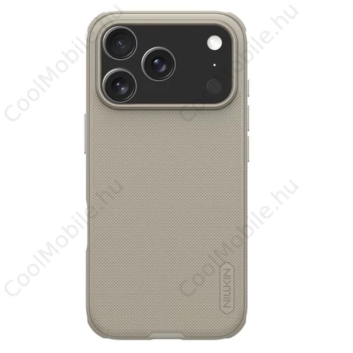 Nillkin Super Frosted PRO hátoldali tok Apple iPhone 17 Pro Max készülékhez, arany