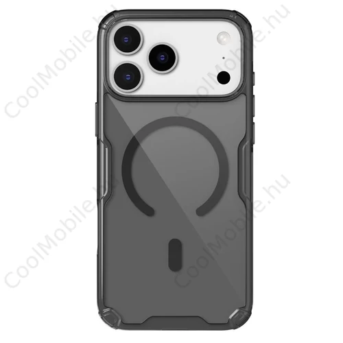 Nillkin Nature TPU PRO mágneses tok Apple iPhone 17 Pro Max készülékhez átlátszó fekete