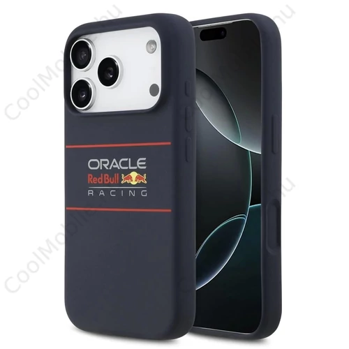 Red Bull Silicone Horizontal Logo MagSafe tok iPhone 17 Pro készülékhez tengerészkék