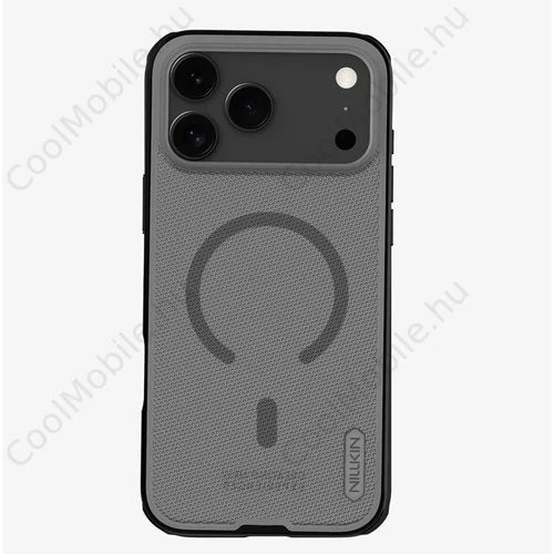 Nillkin Super Frosted PRO Magnetic hátsó tok az Apple iPhone 17 Pro Max készülékhez – átlátszó fekete