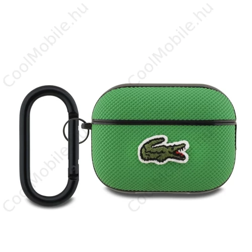 Lacoste Petit Pique Croc Logo Patch tok AirPods Pro 2 készülékhez zöld