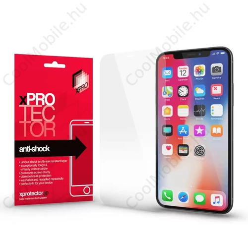 Xprotector XPRO Anti Shock kijelzővédő fólia Apple iPhone X / XS / 11 Pro készülékhez