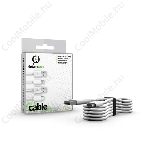 Dreamtech Cable White Micro Usb