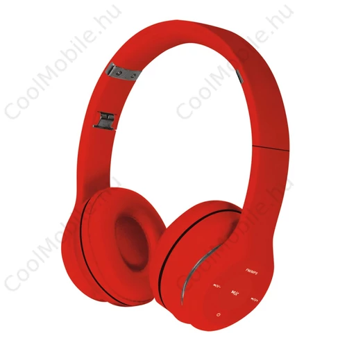 Freestyle FH0915 Bluetooth Headset, Piros (43049)
