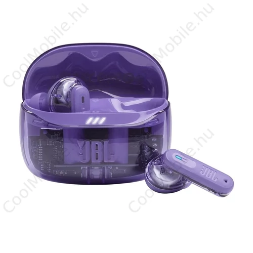 JBL Tune Beam 2 Ghost Edition TWS Bluetooth Headset, lila