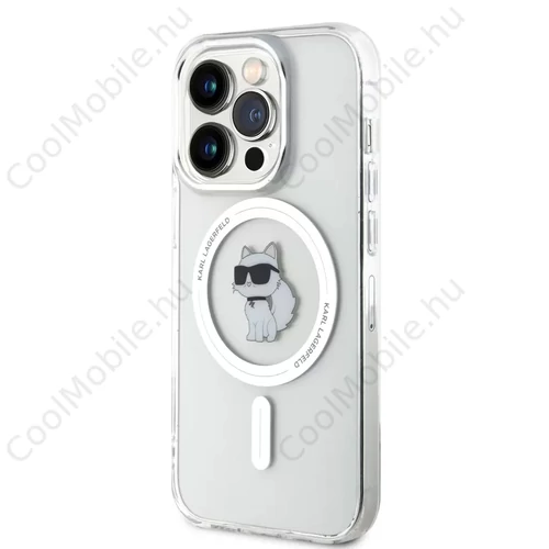 Karl Lagerfeld tok átlátszó KLHMP15LHFCCNOT Apple Iphone 15 Pro készülékhez