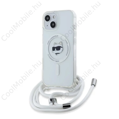 Karl Lagerfeld crossbody tok átlátszó KLHMP15SHCCHNT Apple Iphone 15 készülékhez