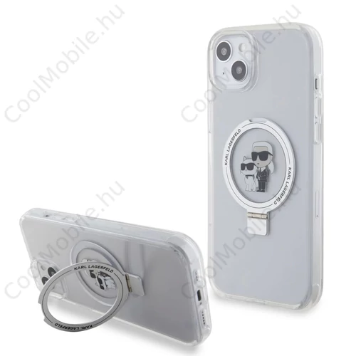 Karl Lagerfeld tok fehér KLHMP15MHMRSKCH Apple Iphone 15 Plus készülékhez