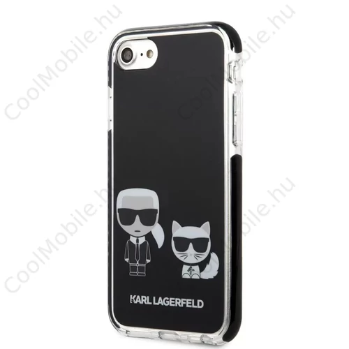 Karl Lagerfeld tok fekete KLHCI8TPEKCK Apple iPhone 7 / 8 / SE 2020 / SE 2022 készülékhez