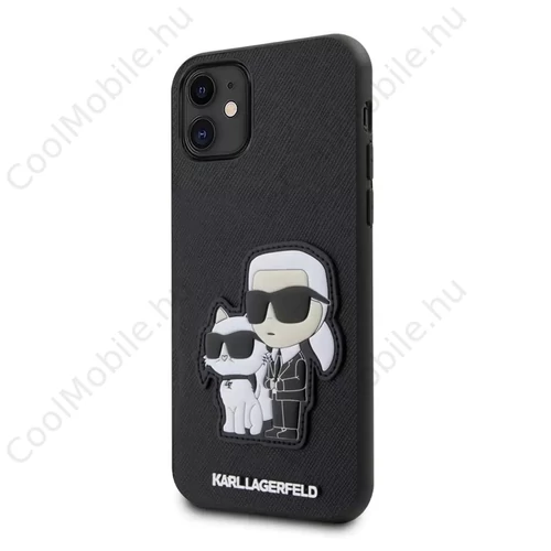 Karl Lagerfeld tok fekete KLHCN61SANKCPK Apple Iphone 11 készülékhez