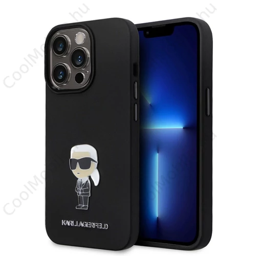 Karl Lagerfeld tok fekete KLHCP15LSMHKNPK Apple Iphone 15 Pro készülékhez