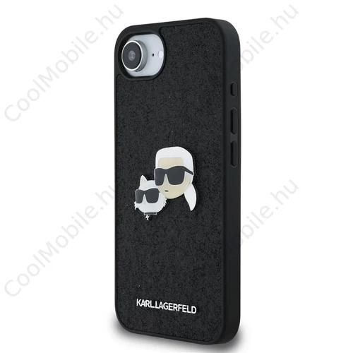 Karl Lagerfeld tok fekete KLHCPSE4PFGKCPK Apple Iphone 16e készülékhez