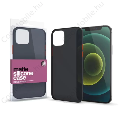 Xprotector XPRO™ Matt tok színes gombokkal fekete Apple iPhone 13 Pro Max készülékhez