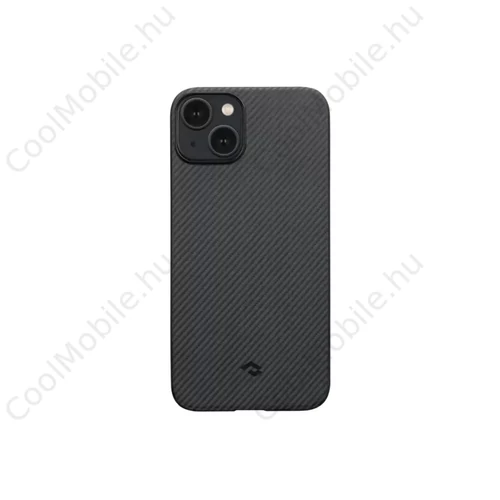 Pitaka MagEZ Case 3 Black / Grey Twill 600D Apple iPhone 14 Plus készülékhez - MagSafe rögzítéssel