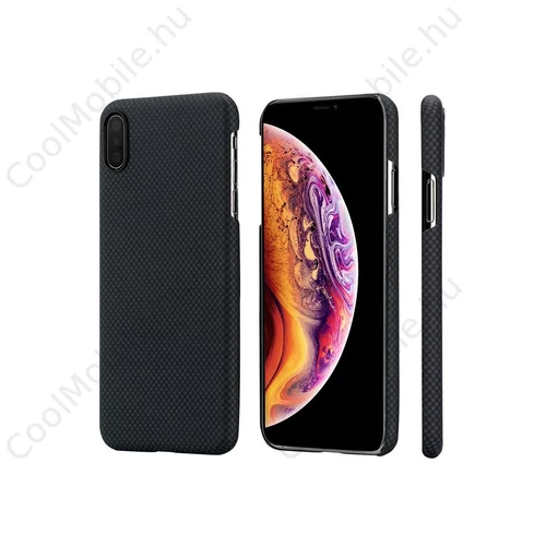 Pitaka tok Black / Gray Plain (KI9002XM) Iphone Xs Max készülékhez