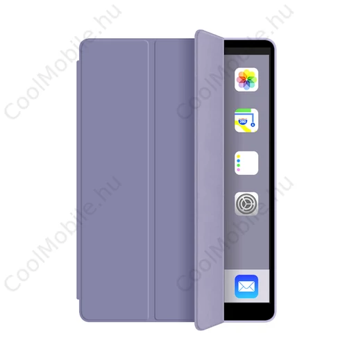 Xprotector XPRO™ Smart Book tok szilikon hátlappal lila Apple Ipad 9,7" 2017- készülékhez