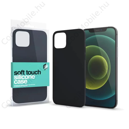 Xprotector XPRO™ Soft Touch szilikon tok fekete Apple iPhone 13 Pro Max készülékhez