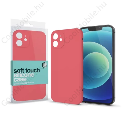 Xprotector XPRO™ Soft Touch szilikon tok Slim sötétpink Xiaomi 12 Pro készülékhez