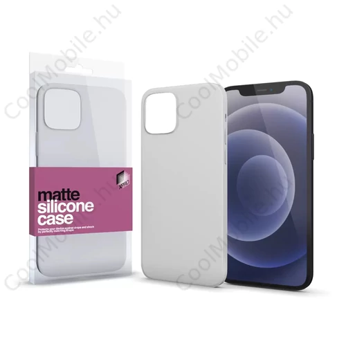 Xprotector XPRO Szilikon matte tok ultravékony opál fehér Apple iPhone 13 készülékhez