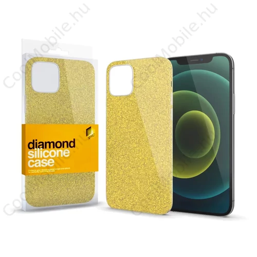 Xprotector XPRO™ Szilikon tok Diamond Arany Apple iPhone 12 Pro Max készülékhez