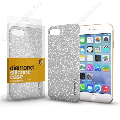 Xprotector XPRO Szilikon tok Diamond Ezüst Apple Iphone 14 készülékhez