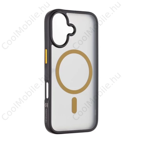 Tactical Hyperstealth 2.0 fekete/sárga tok Apple iPhone 16 készülékhez