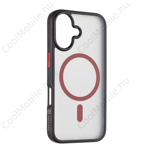 Tactical Hyperstealth 2.0 fekete/piros tok Apple iPhone 16 készülékhez