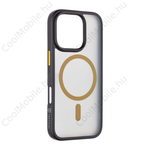 Tactical Hyperstealth 2.0 fekete/sárga tok Apple iPhone 16 Pro készülékhez