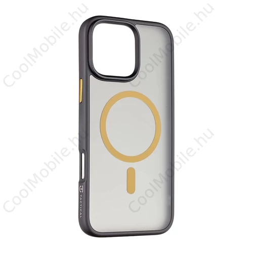 Tactical Hyperstealth 2.0 fekete/sárga tok Apple iPhone 16 Pro Max készülékhez