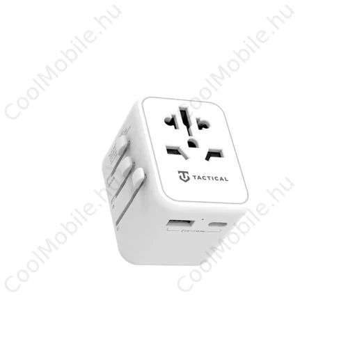 Tactical PTP Worldwide Utazó Adapter, Fehér
