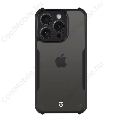 Tactical Quantum tok átlátszó / fekete Apple iPhone 15 Pro készülékhez 224348