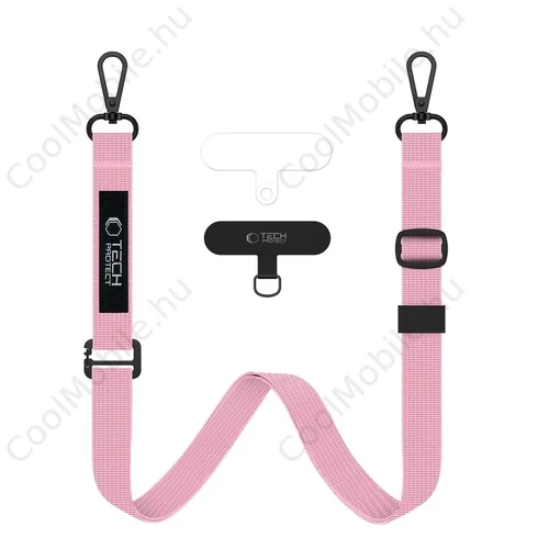 Tech-Protect C6S pink Crossbody pánt mobiltelefonhoz