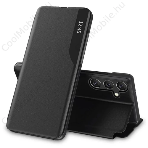 Tech-Protect fekete Smart View Book / Flip tok Samsung Galaxy A55