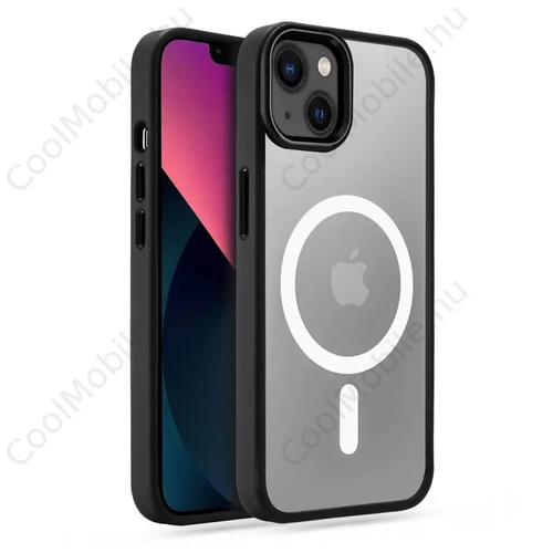 Tech-Protect MAGMAT Magsafe tok átlátszó / fekete Apple iPhone 13 készülékhez