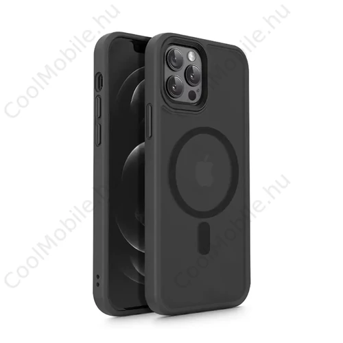 Tech-Protect Magsafe tok fekete Apple iPhone 12 / 12 Pro készülékhez