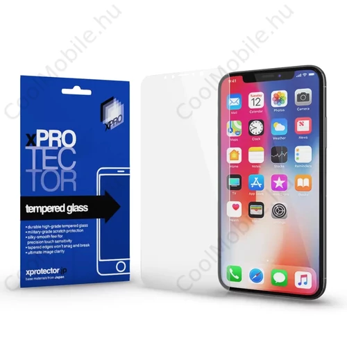 Xprotector XPRO™ Tempered Glass 0.33mm kijelzővédő üveg / üvegfólia Apple iPhone X / XS / 11 Pro készülékhez