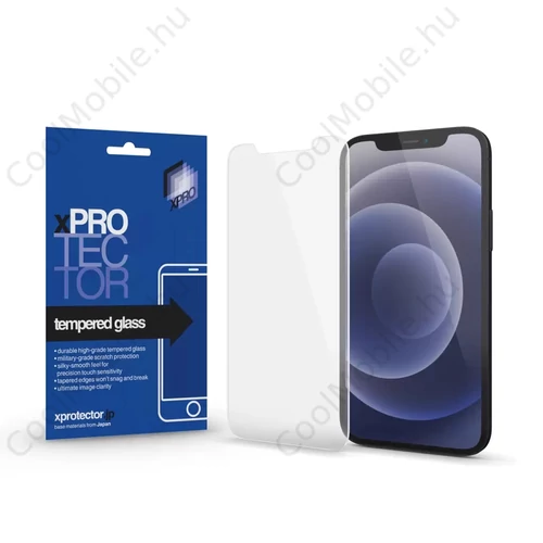 Xprotector XPRO™ Tempered Glass 0.33mm kijelzővédő üveg / üvegfólia Apple iPhone 13 / 13 Pro / 14 / 16e készülékhez