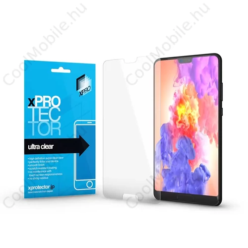 Xprotector Ultra Clear kijelzővédő fólia Huawei P20 készülékhez