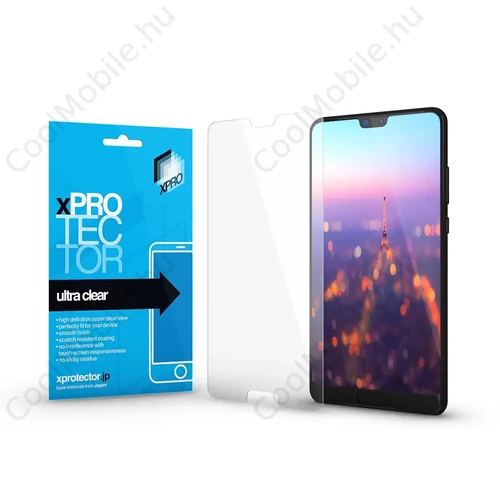 Xprotector XPRO™ Ultra Clear kijelzővédő fólia Huawei P20 Pro készülékhez