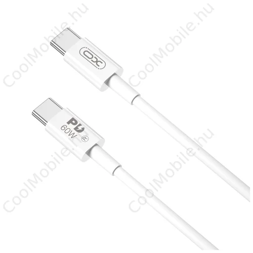 XO kábel NB-Q190B PD USB-C - USB-C 2m 60W Fehér