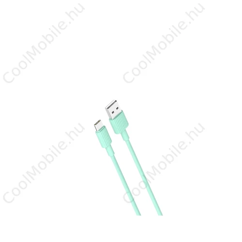XO NB156 kábel USB-A - USB-C 1,0 m 2,4A zöld